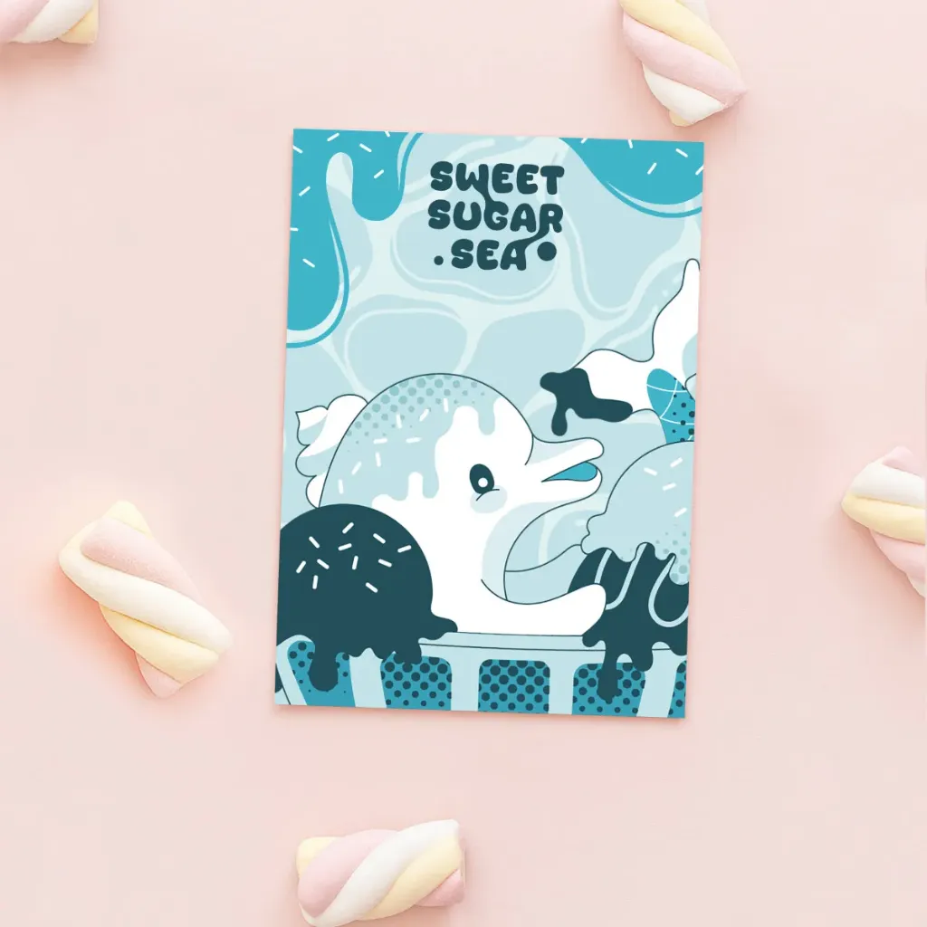 POSTCARD - DOLPHIN II (N°2)