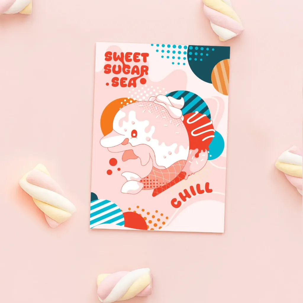 POSTCARD - DOLPHIN I (N°1)