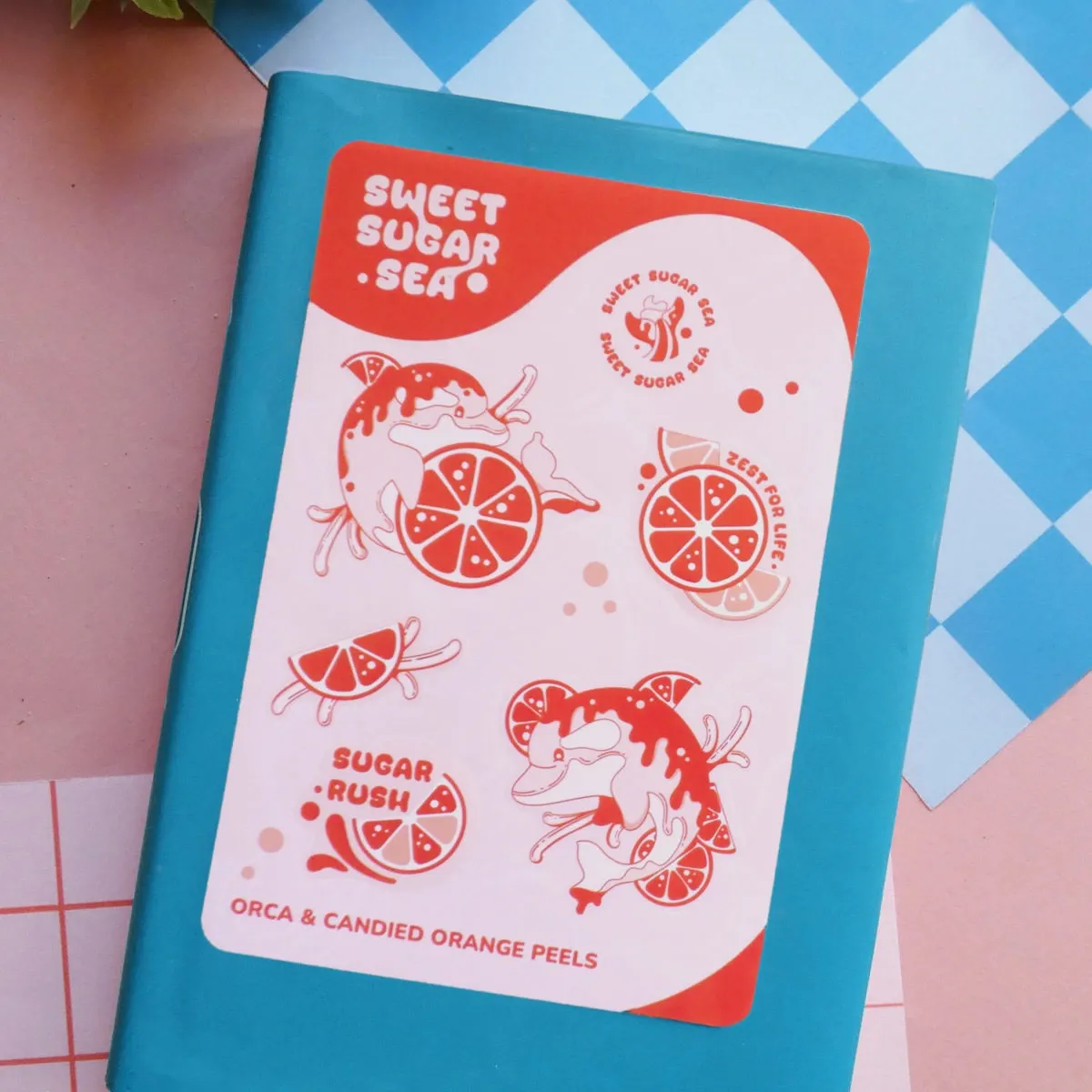 Planche de stickers Orque et Orangettes