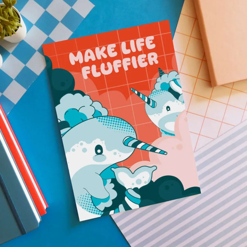 POSTER NARWHAL II (A4)