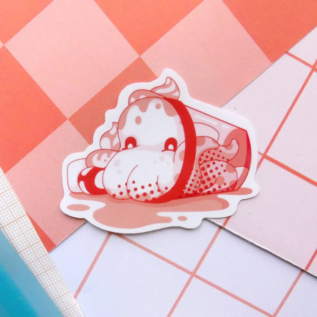 Octopus & Bubble Tea II (Mini) (Pink)