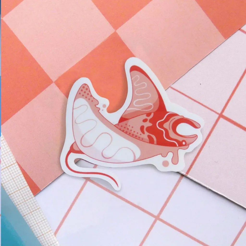 Raie Manta & Crêpe I (Mini) (Rose)