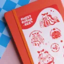 Planche de stickers Limace de mer & Gelée