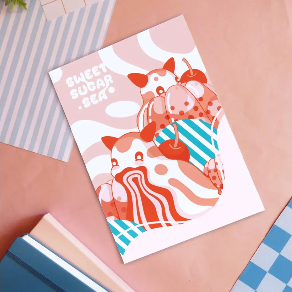 AFFICHE LIMACE DE MER I (A4)