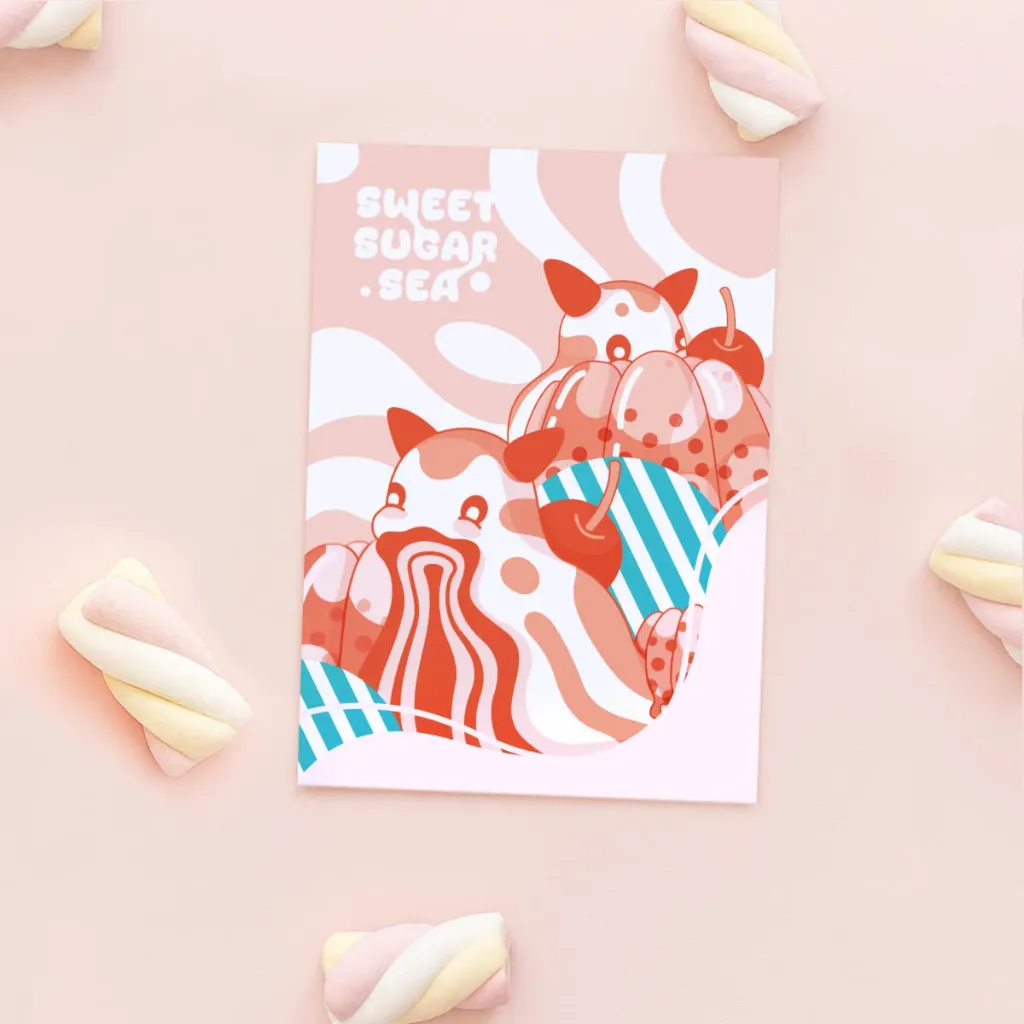 POSTCARD - SEA SLUG I (N°1)