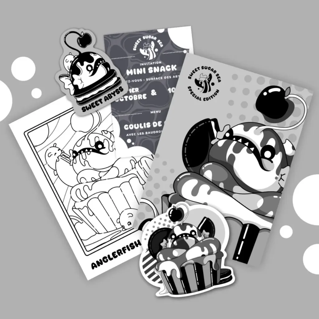 MINI SNACK - OCTOBER'S GOURMANDS CLUB (Sticker 1, Postcard 1)
